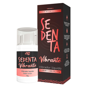 Sedenta Vibrante Gel Vibrador Líquido Beijável 15g Pepper Blend