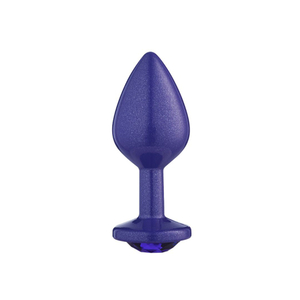 Plug Anal Com Glitter E Pedra Tamanho M Linha Lite Sexy Fantasy