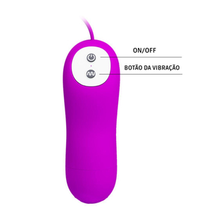 Cápsula Vibratória Eunice Com Controle 12 Vibrações Pretty Love