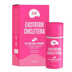 Excitation Chicleteira Gel Funcional Feminino 17g Linha Collors Intt