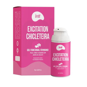 Excitation Chicleteira Gel Funcional Feminino 17g Linha Collors Intt