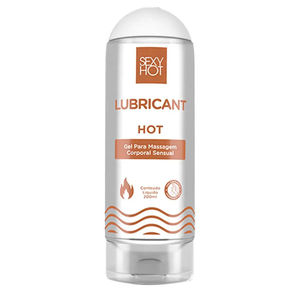 Lubricant Hot Gel Mega Deslizante Efeito Esquenta 200ml Sexy Hot