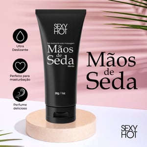 Mãos De Seda Gel Deslizante Para Massagem Sexy Hot