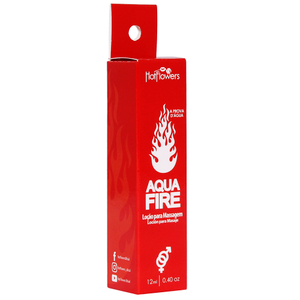 Aqua Fire Lubrificante A Prova D'água 12ml Hot Flowers