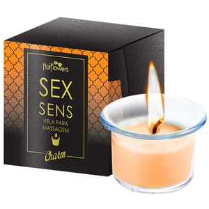 Sex Sens Vela Para Massagem 20g Hot Flowers 