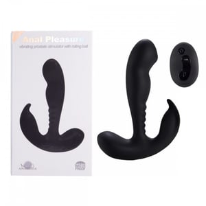 Vibrador Anal Silicone 10 Níveis Com Estimulador De Próstata E Controle Remoto