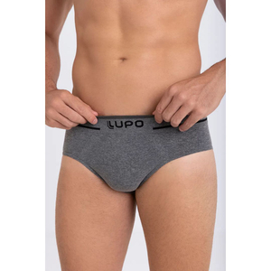 Cueca Slip Mesclada Sem Costura Lupo