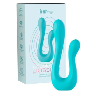 Double Passion Vibrador Flexível 10 Modos De Vibração Wellness Intt