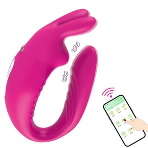 Vibrador De Casal App Control 9 Modos De Vibrações Hera Vibe Toys