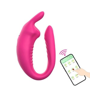 Vibrador De Casal App Control 9 Modos De Vibrações Hera Vibe Toys