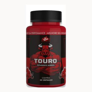 Touro Suplemento Energético Para Potência Masculina 60 Cápsulas Sexy Hot