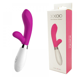 Vibrador Em Silicone Com Estimulador De Clitoris 10 Vibrações Dick