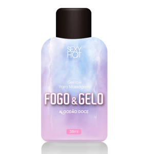 Fogo E Gelo Gel Para Massagem Beijável Esquenta E Esfria 38ml Sexy Hot