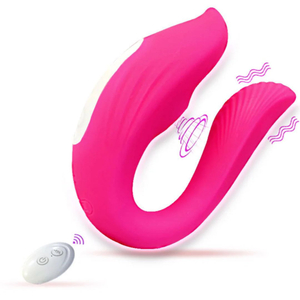 Vibrador De Casal 9 Vibrações E 9 Modos De Pulsação Com Controle Remoto