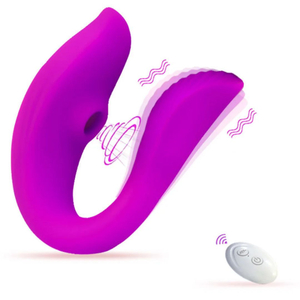 Vibrador De Casal 9 Vibrações E 9 Modos De Pulsação Com Controle Remoto