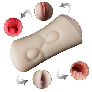 Masturbador Double Vagina E ânus Masculino Life Vibe Toys