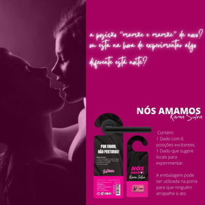 Kit Dadinhos E Aviso De Porta Lésbica Nós Amamos Kama Sutra Diversão Ao Cubo