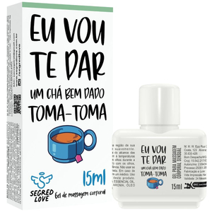 Toma Toma Gel Lubrificante Comestível Com Tatuagem 15ml Segred Love