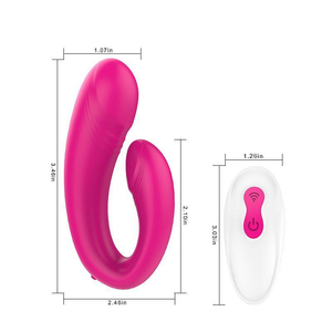 Vibrador Casal Massageador 9 Modos De Vibração Heart S-hande