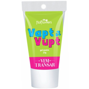 Vapt Vupt Gel Lubrificante Neutro 25g Vem Transar Hot Flowers