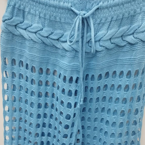 Saída De Praia Calça Em Tricot Coleção Reveillon