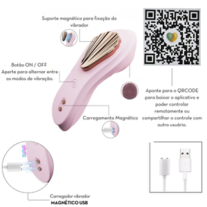 Calcinha Vibratória 9 Modos De Vibração Controle Por Aplicativo