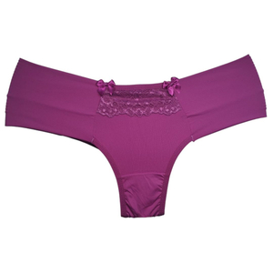 Calcinha Fio Duplo Lorrane Com Renda Fortal Lingerie