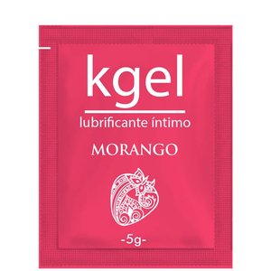 Lubrificante íntimo Morango Sachê 5g 25un Kgel