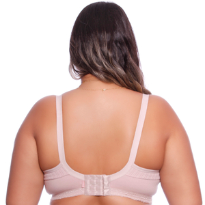 Sutiã Plus Size Redutor Em Algodão Base Bojo Renda Econfort