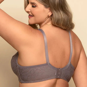 Sutiã Plus Size Sem Bojo Com Aro Recorte Anatômico Nayane