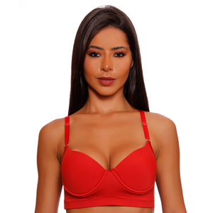 Sutiã Basic Reforçado Com Bojo Fortal Lingerie