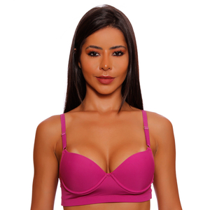 Sutiã Basic Reforçado Com Bojo Fortal Lingerie