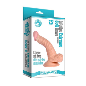 Prótese Pênis Realistico Lifelike Extreme Soft Dong 7.5 Vibe Toys