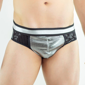 Jock Cirrê Detalhes Brilhosos Laterais Sd Clothing