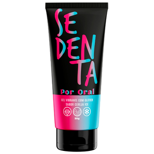 Sedenta Por Oral Gel Vibrante Ice Com Glitter 50g Pepper Blend