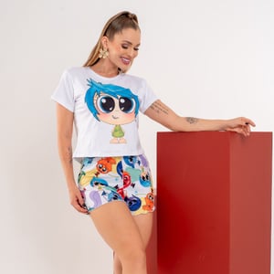 Kit Pijama Tal Mãe Tal Filha Divertidamente Amável