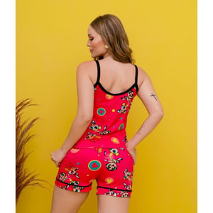 Pijama Luna Americano Alcinha Meninas Super Poderosas Amável Moda Intima