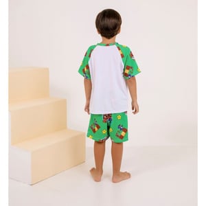 Pijama Masculino Infantil Mario Bros Amável Moda Intima