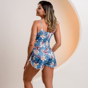 Pijama Feminino Personagem Lilo E Stitch Amável Moda íntima