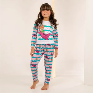 Pijama De Frio Infantil Feminino Pedrita Amável Moda íntima