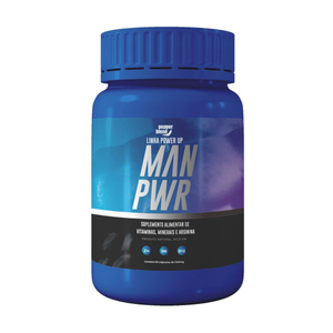 Man Pwr Suplemento Vitamínico 60 Cápsulas Linha Power Up Pepper Blend