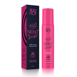 Night Kiss Spray Bucal Refrescante 15ml Sexy Hot