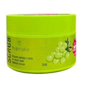 Esfoliante Corporal E Facial Uva Scrub 220g Mia Make