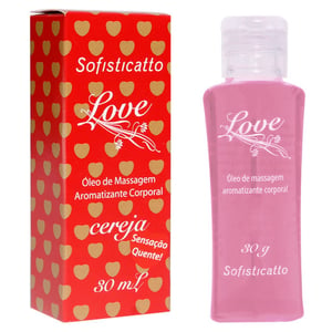 Love óleo De Massagem Aromatizado Corporal Hot 35ml Sofisticatto