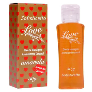 Love óleo De Massagem Aromatizado Corporal Hot 35ml Sofisticatto