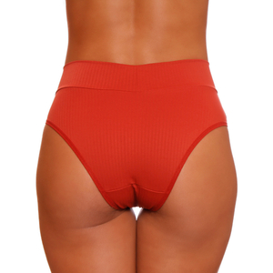 Calcinha Classic Cintura Alta Em Poliamida Lut Lingerie