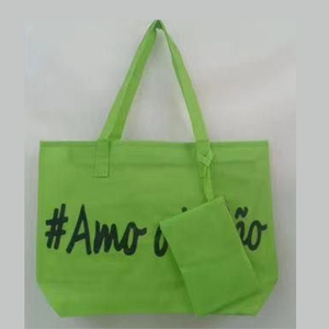 Bolsa De Praia Com Necessáire Lime Frase Amo O Verão