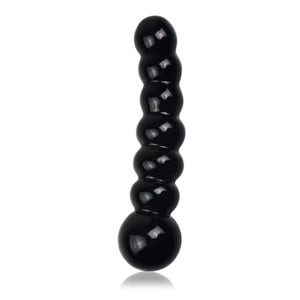 Plug Ball Glass Romance Black Vibe Toys