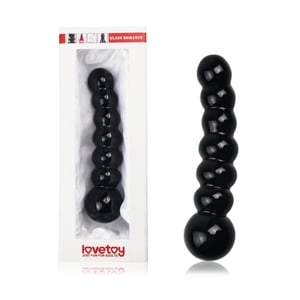 Plug Ball Glass Romance Black Vibe Toys