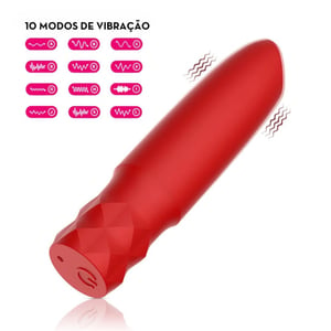 Cápsula Vibratória Aveludada 10 Modos De Vibração Vibe Toys